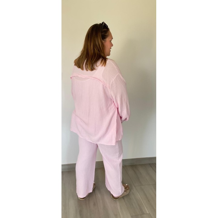 Pantalon gaz de coton